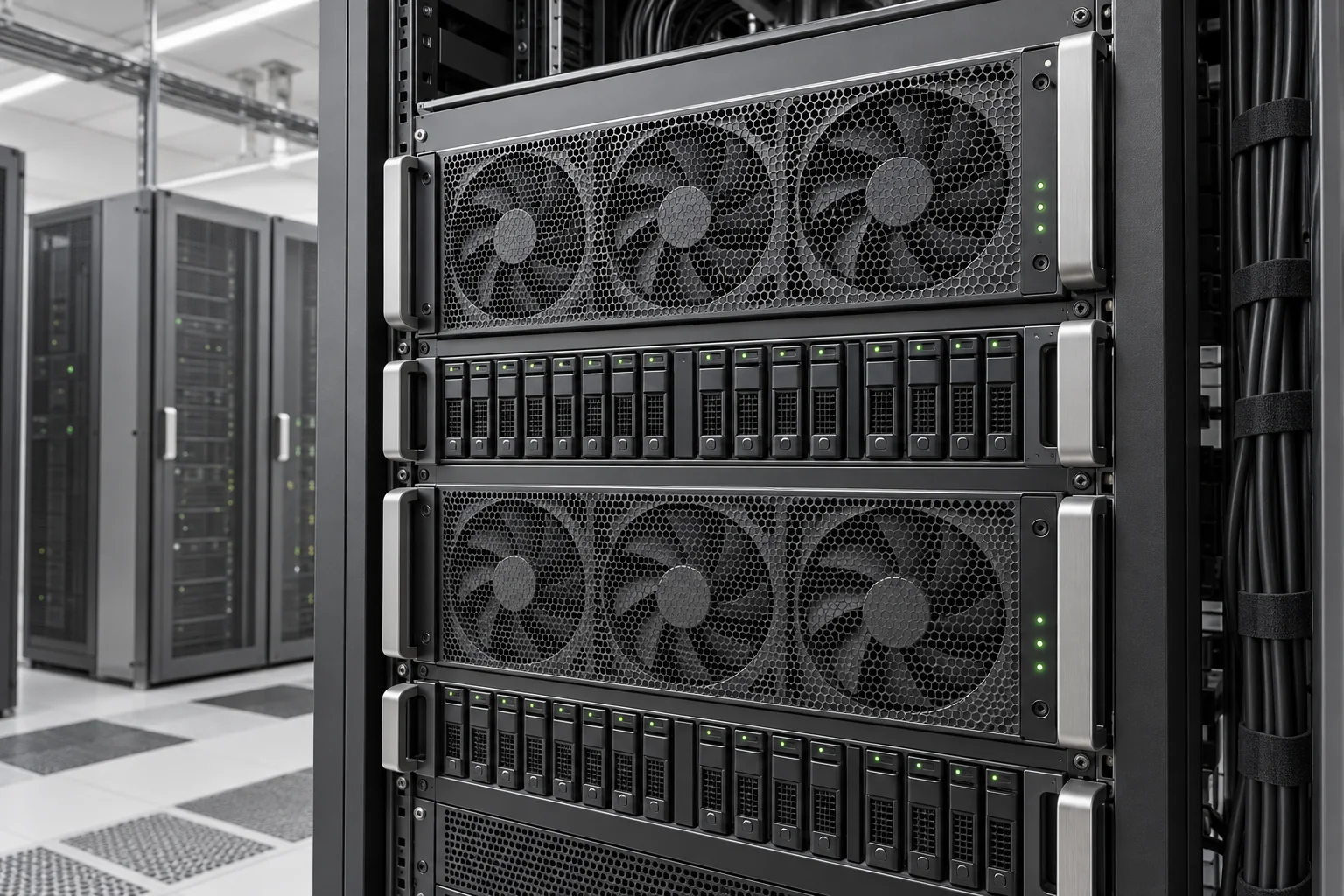 企业 GPU 服务器概念图